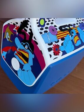 RARE Beatles Yellow Submarine Blue Meanies Igloo Playmate Cooler NWT